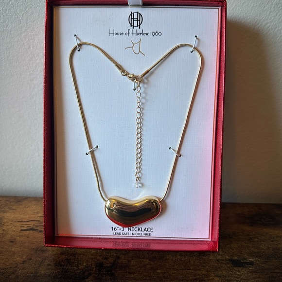 House of Harlow 1960 Jewelry - House of Harlow 1960 Gold Plated Pendant Necklace New In Box